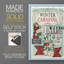 Bright Christmas Carnival - reproduction encadrée de qualité supérieure - prête à être accrochée - aucun clou requis - aucun clou requis-673439101-673439095