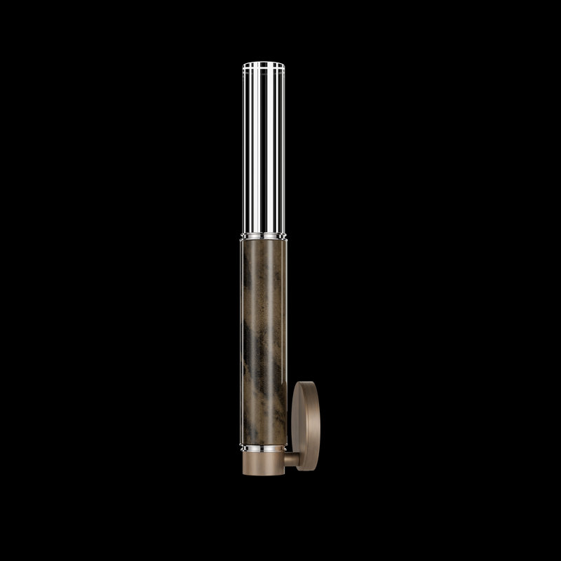 LED Wallchiere, Bronze/Nickel/Charcoal