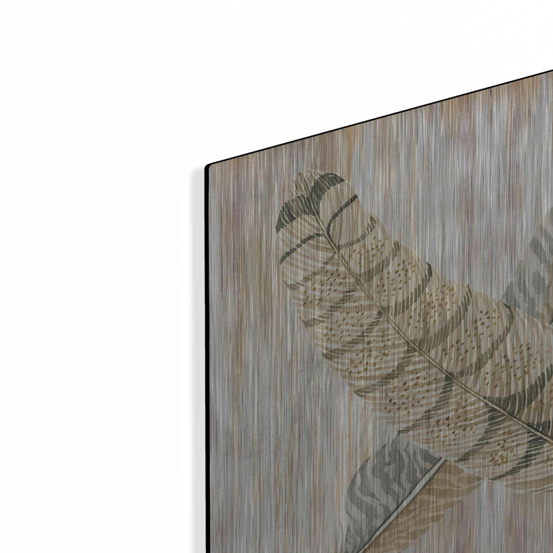 «Feathers Crossed I» par Cindy Jacobs, H 12 po x l 12 po