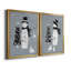«Snowman Galvanized I», ensemble de 2 reproductions-10600888-10970657-10600889