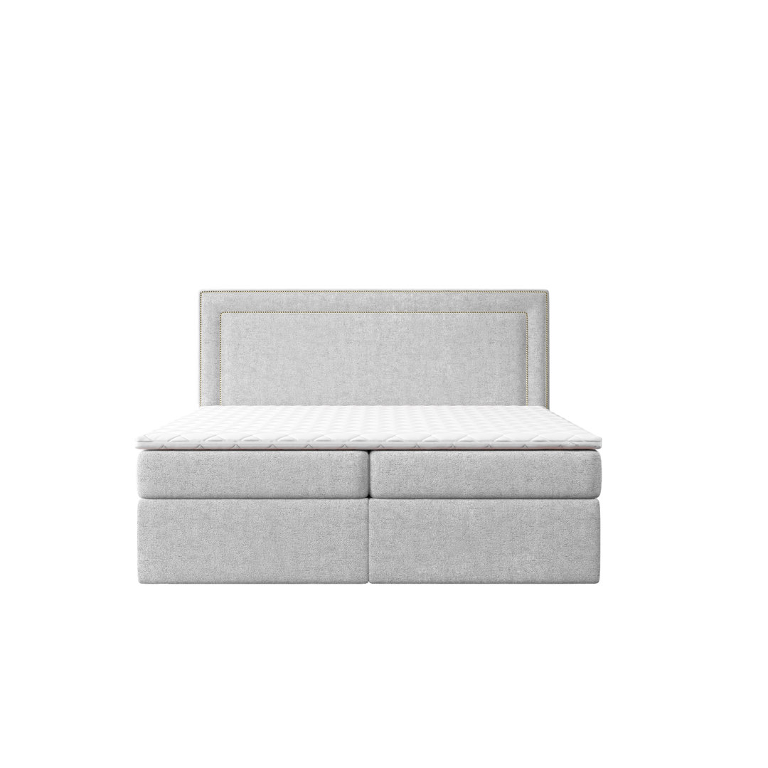 Boxspringbett Boretti mit Topper und Stauraum