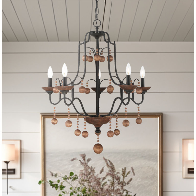 Etosha 5 - Light Dimmable Empire Chandelier