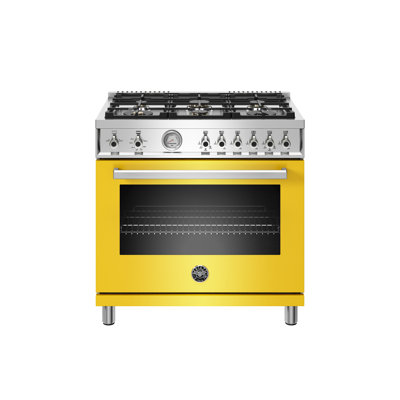 Professional Series 36"" 5.9 cu ft. Freestanding Gas Range -  Bertazzoni, PROF366GASGIT