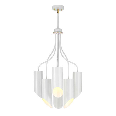 Demuth 6 - Light Shaded Chandelier