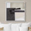 Impression sur toile encadrée sur bloc de couleur gris brun clair-641042686-641042681