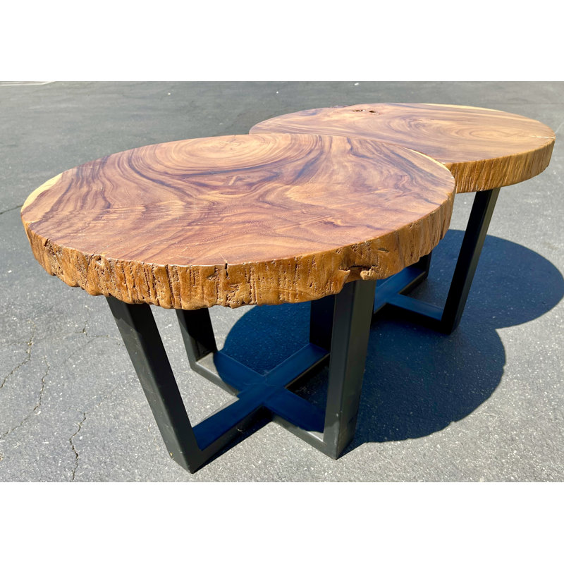 Daijha Solid Wood Top Coffee Table