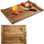Acacia Wood Noodle Board Stove Cover 29.5x22 in, Wooden Stove Top Cover with Dual Handles, Large Cutting Board Butcher Block for Electric & Gas Stovetop