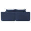 Canapé d'angle moderne Cloud de 155 cm de large avec double méridienne, assise profonde et tissu en velours côtelé-399246976-399246977
