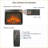 Electric Fireplace Inserts 23 Inch with Realistic Flame, Remote Timer, Overheating Protection | Insert | Electric