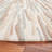 Round Desin Abstract Hand Tufted Wool Area Rug in Ivory/Grey-88088814
