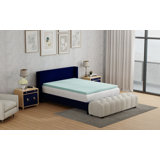 Emberly 3'' Memory Foam Mattress Topper