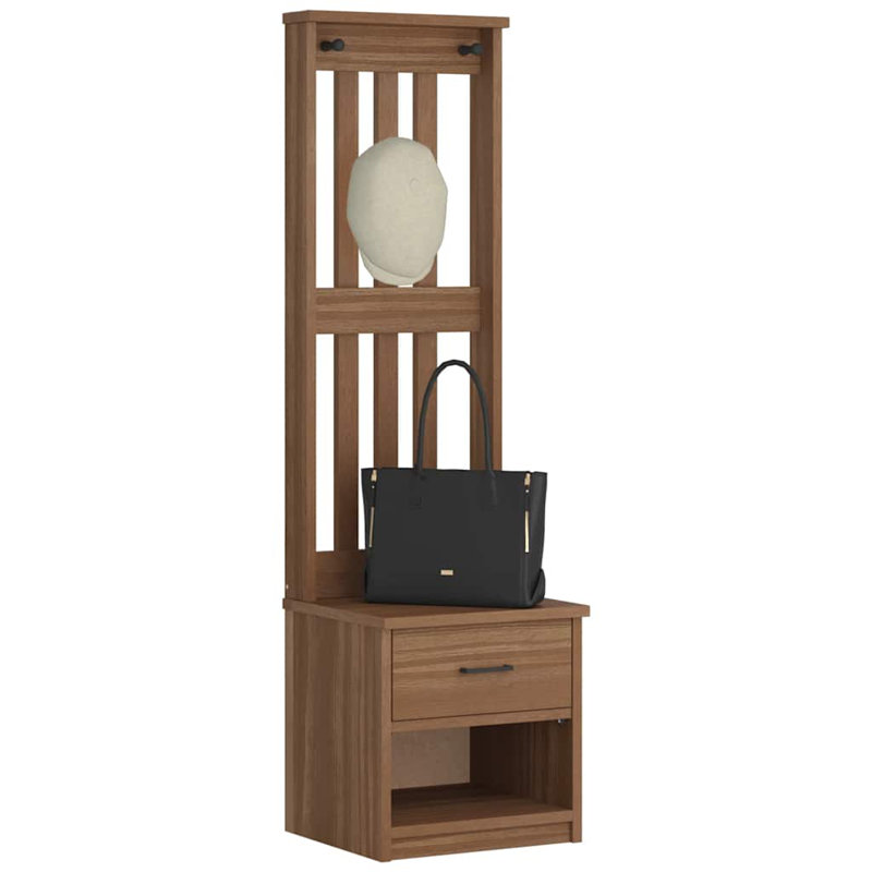 Bossard Hall Tree 45cm Wide, Walnut