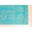 Tapis oriental turquoise en laine touffeté à la main Bachar-28666557