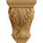 5"W x 5"D x 10"H Medium Acanthus Wood Corbel, Alder-58061597-73640822