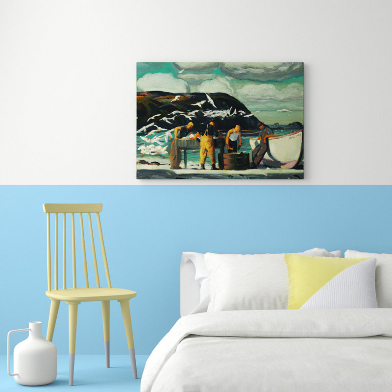 George Bellows - Wrapped Canvas Painting, 70cm H x 100cm W
