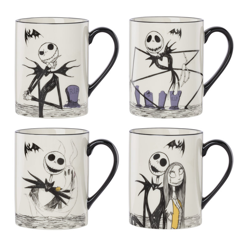 Ensemble de 4 tasses Nightmare Avant Noël