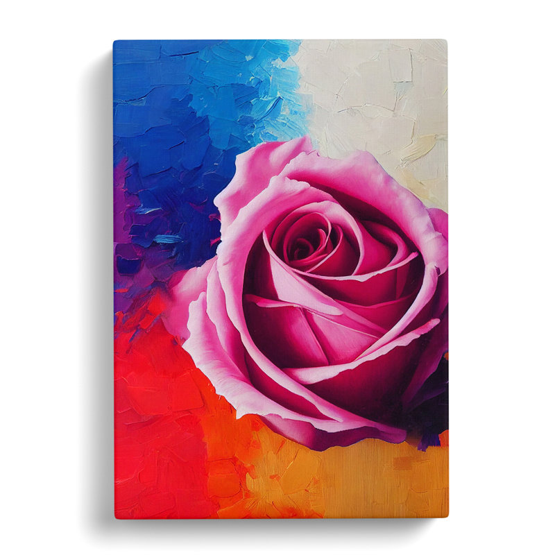 Sachso Rose Painting Palette Knife - Wrapped Canvas, 50cm H x 35cm W