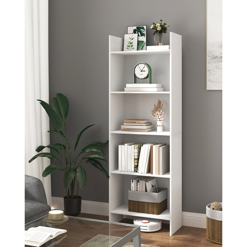 Bookcase, 5/6/7 tier Bookshelf, Black Bookcases Free Standing with Shelf Unit, Home Decor Furniture for Living Room, Home Office, Bedroom, Study