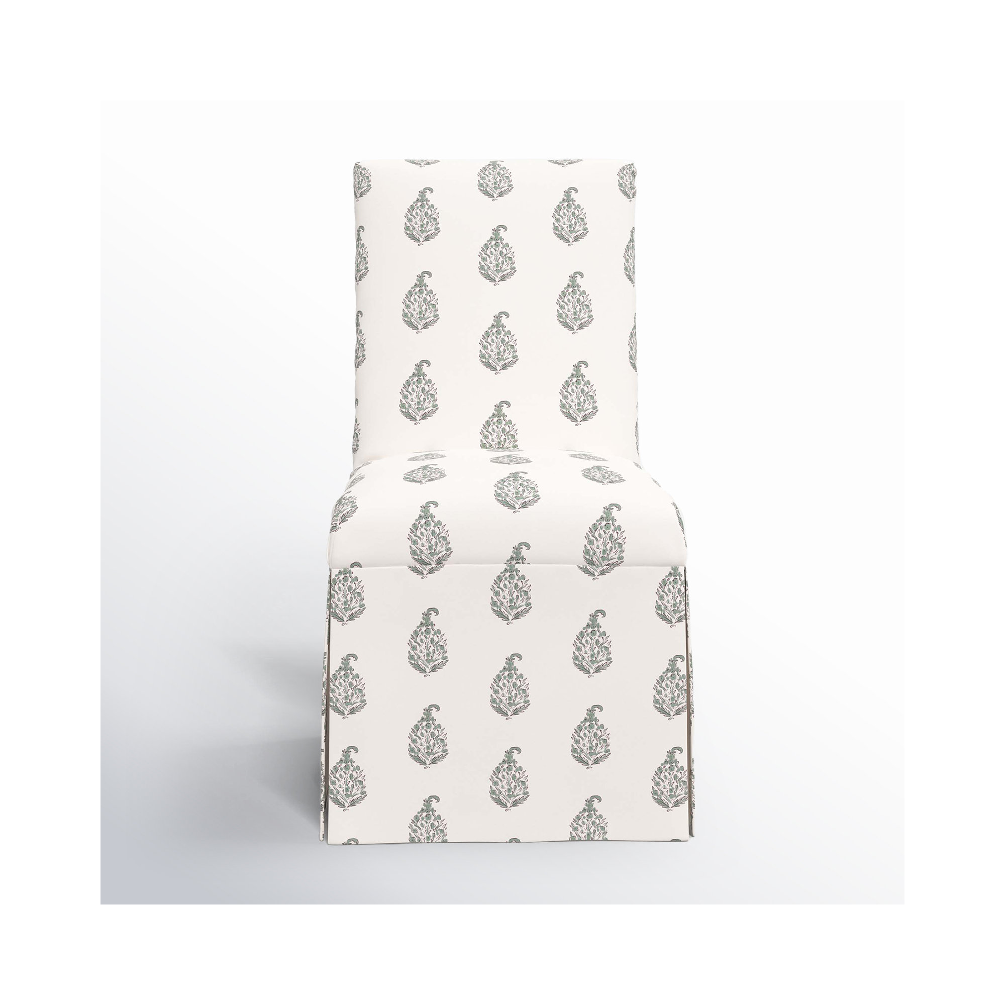 Ivanka Upholstered Parsons Chair, Anika Sage