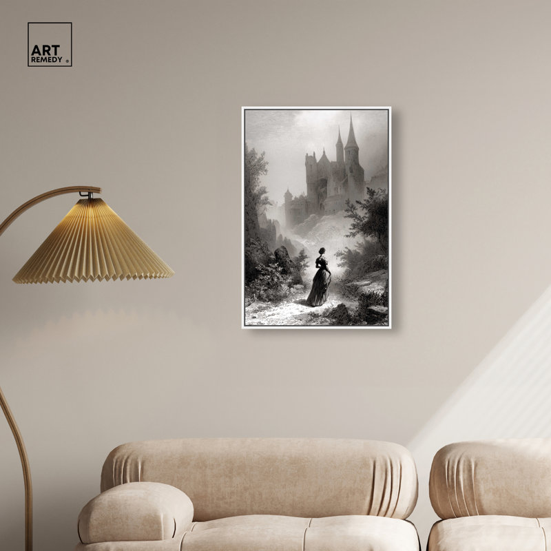 "Lost in a Dream", impression sur toile encadrée par Art Remedy, cadre blanc, 20 x 30, H 31 po x l 21 po, White Frame