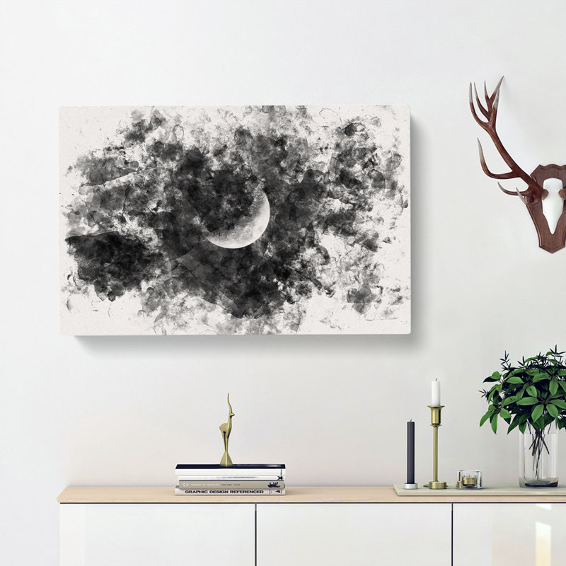 A Half Moon - Wrapped Canvas, 40cm H x 60cm W x 3cm D
