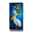  «Pelican On Blue» par Heather Gauthier, art mural sur toile, 12 po x 24 po