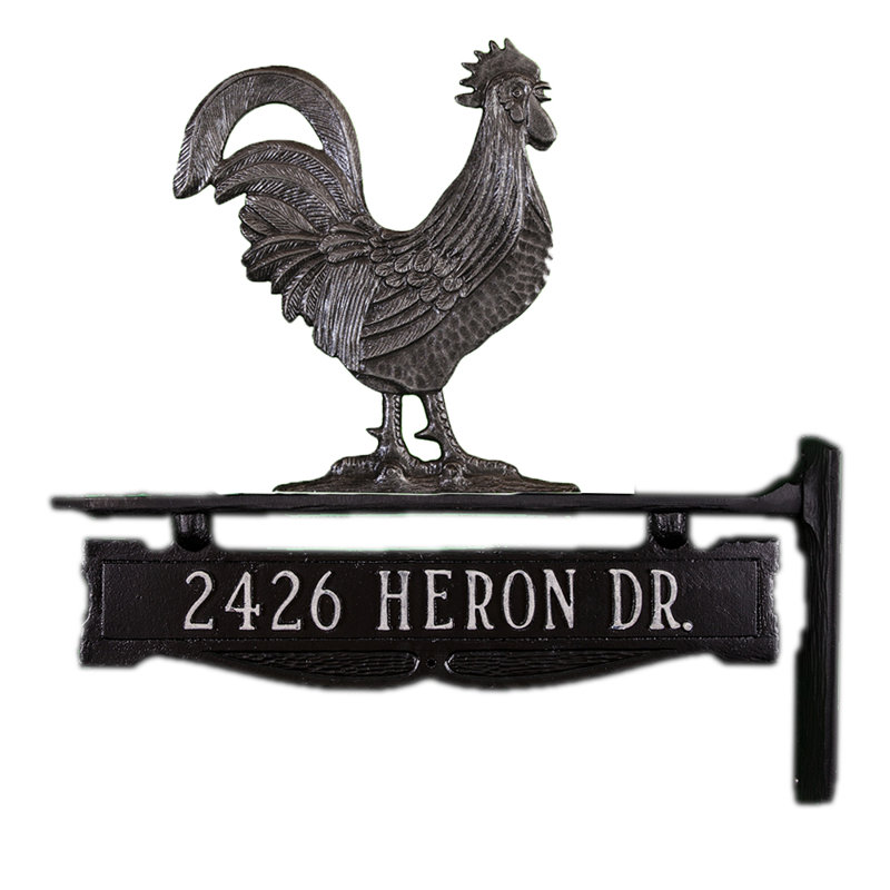 1-Line Address Post, Swedish Iron, Yes