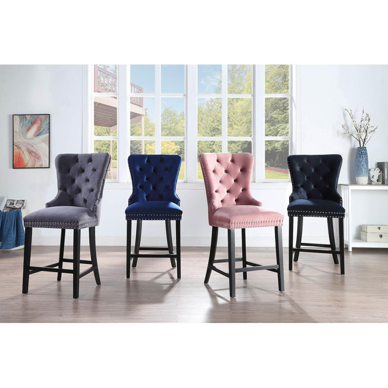Glasby Counter Stool, Pink
