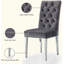 Ensemble de chaises de salle à manger rembourrées Modern Velvet-1952106594-1952106604