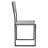 Rowayda 18'' H Leather Upholstered Metal Armchair-846916027