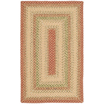 Alaw Striped Rust/Multi Indoor/Outdoor Rug