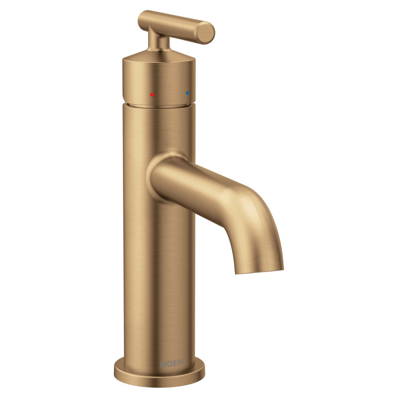 Moen Gibson One-Handle Single Hole Modern Bathroom Sink Faucet With Optional Deckplate