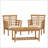 CAYDON 2 CLUB CHAIRS + TABLE
