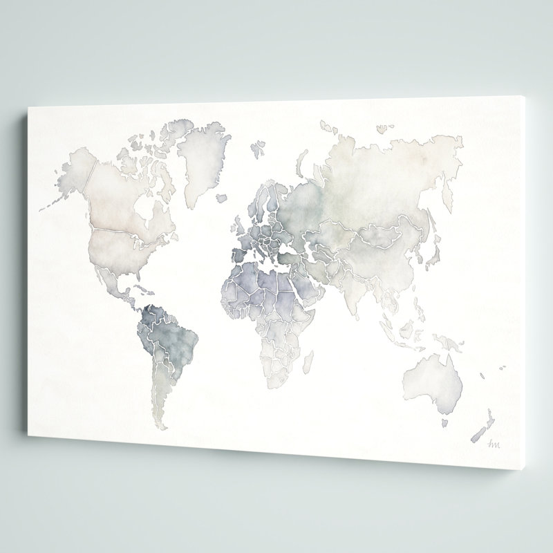 Aquarelle Wanderlust, H 20 po x l 30 po x P 1,25 po