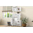 Multi-Functional Tipping Bucket Shoe Cabinet With Wall Cabinet, Space-Saving Design Foyer Cabinet With 2 Flip Drawers, Versatile Side Cabinet For Hallway