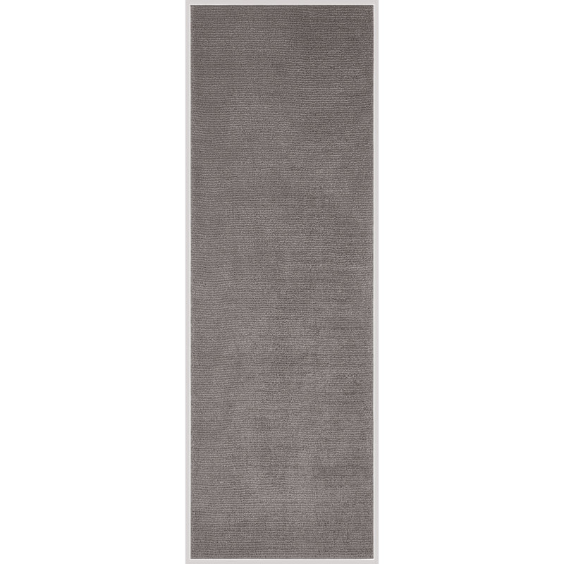 Cloud Tufted Dark Grey Rug, Runner 80 x 250cm
