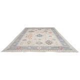 Oushak Collection, Transitional One-of-a-Kind Rectangle 10'2" X 14' Hand Knotted Area Rug