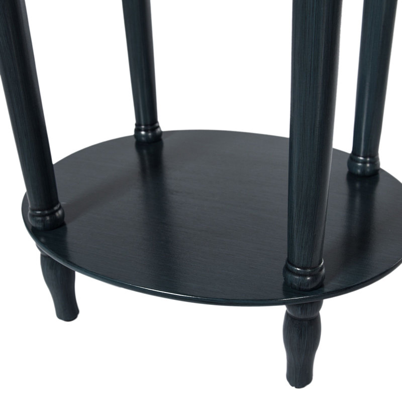 Daebreona End Table, Antique Navy