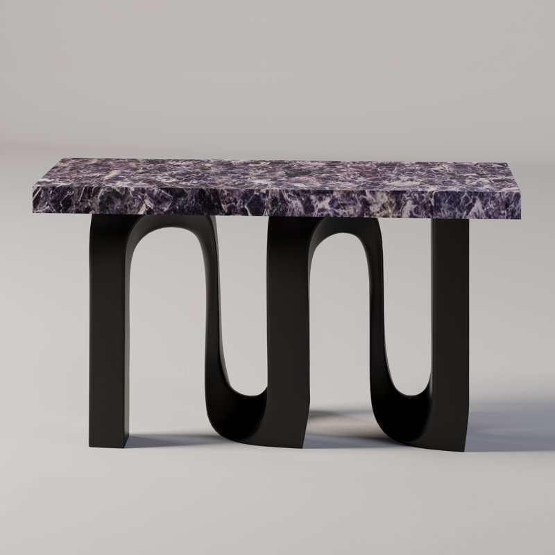 Arches De Forme Console Table, Amethyst