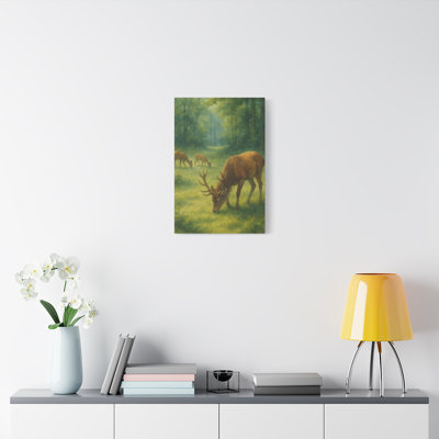 Aaroon Single Picture Frame Print on Canvas