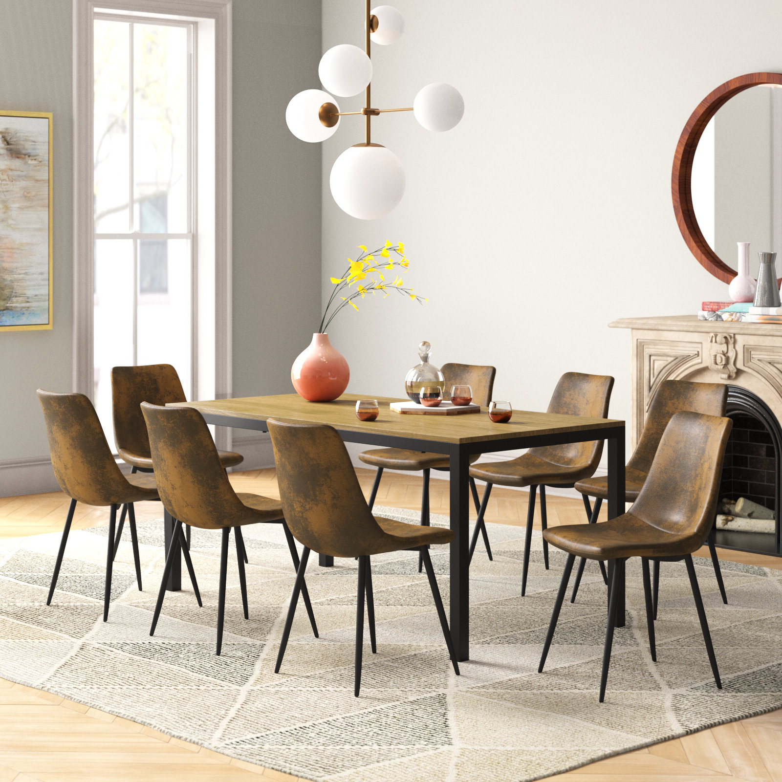 Tapscott 8 Person Dining Set