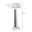 Lampe carrée 67 po