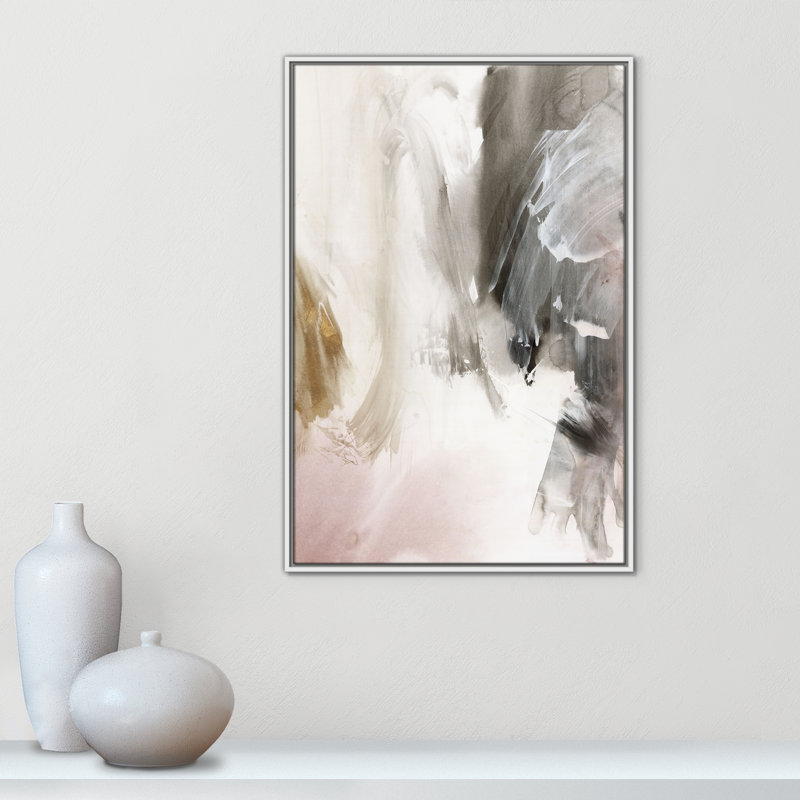 «Stratifié I» par Casa Fine Arts, Blanc, H 37,5 po x l 25,5 po