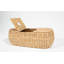 Panier de rangement en jacinthe d'eau