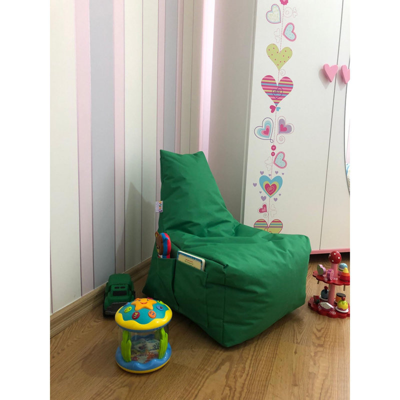 Fauteuil à billes, Polyester vert