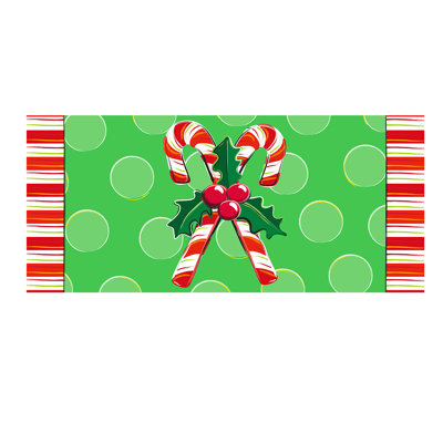 Tapis de Noël Candy Cane Sassafras