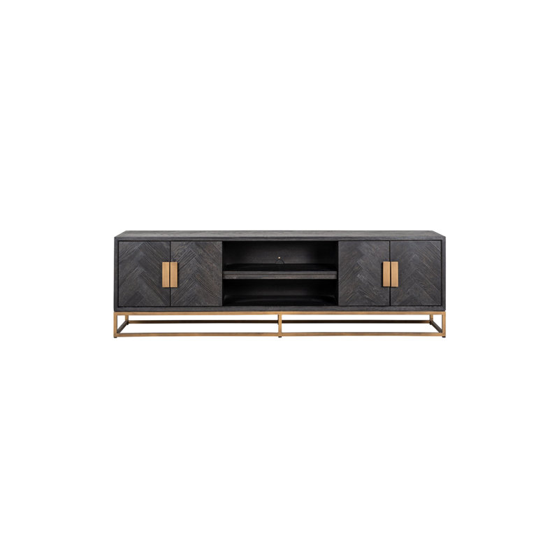 Blackbone Media Console, Black/Gold, 79"