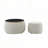 Round Storage Ottoman with small seat-116819705