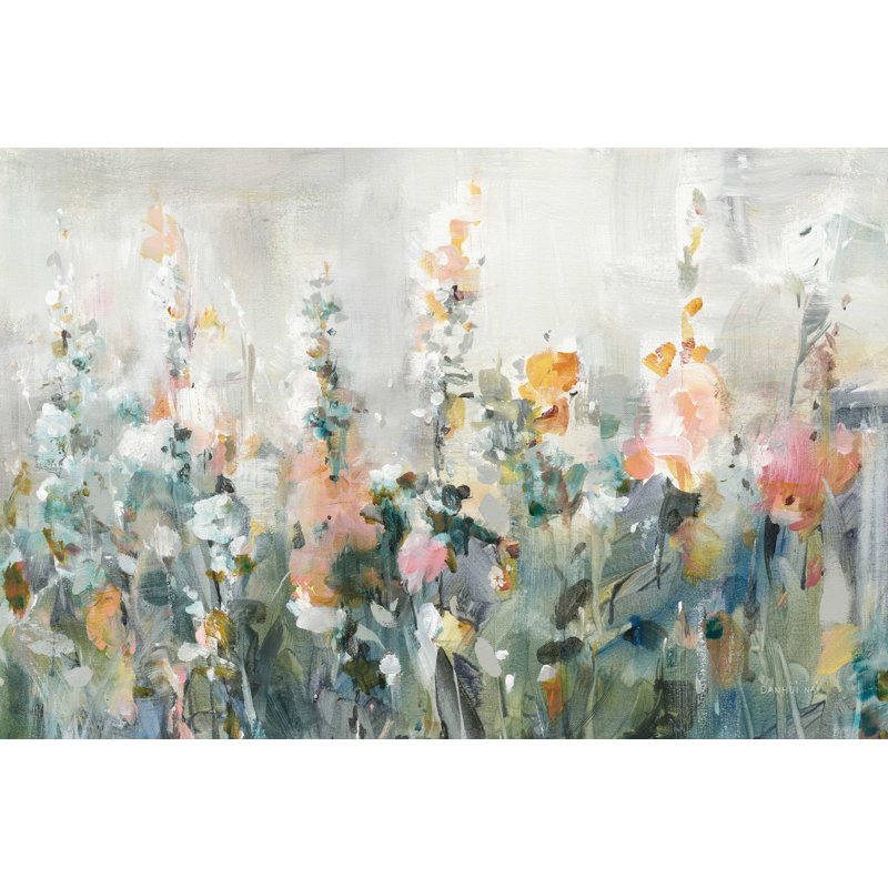 " Rustic Garden " Painting Print, 12" H x 18" W