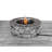 Outdoor Fireplace With 40000 - 8H Burning, Fiber Concrete, Stainless Steel Fire Area, Propane/Natural Gas, Gray Finish Pit Fuel Reinforced Burning Part, Propane & Natural